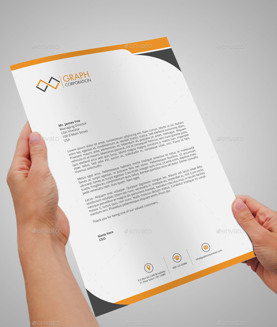 Letterhead, Print Templates GraphicRiver